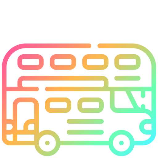 bus Generic gradient outline Icône