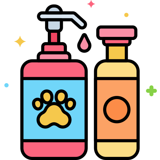shampoing pour animaux de compagnie Flaticons Lineal Color Icône