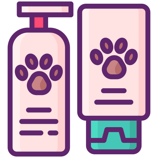 shampoo para animais de estimação Flaticons Lineal Color Ícone