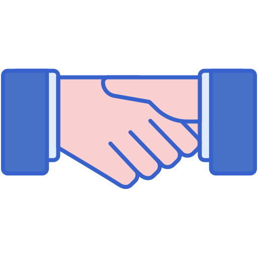 Handshake Flaticons Lineal Color icon