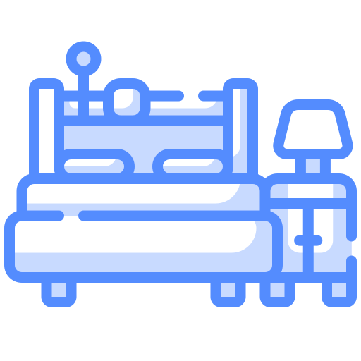 Кровать Generic color lineal-color иконка