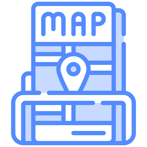 mapa Generic color lineal-color icono