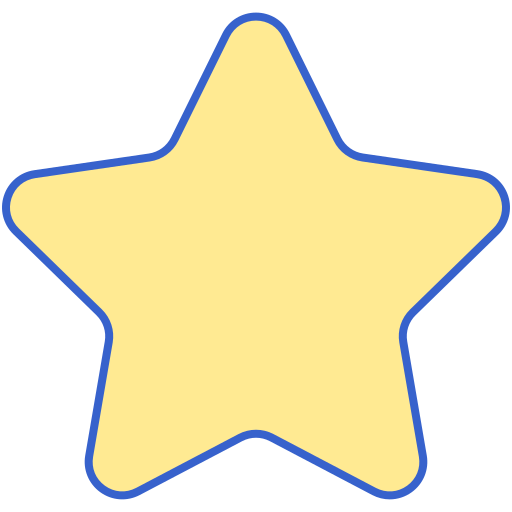 estrella Flaticons Lineal Color icono