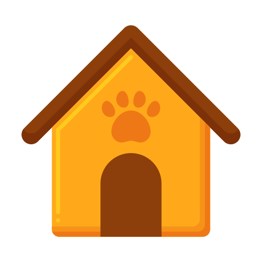 casa de mascotas Flaticons Flat icono