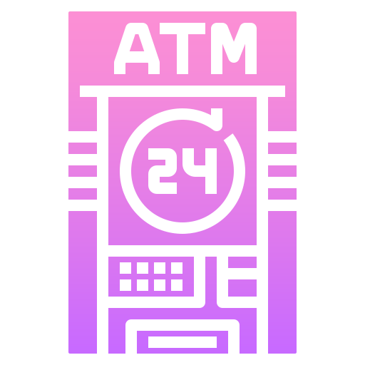 Atm machine Linector Gradient icon