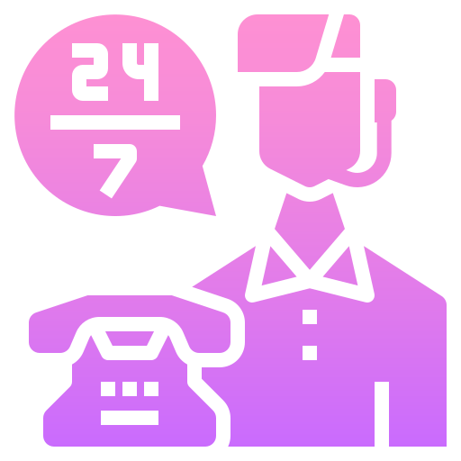 Call center agent Linector Gradient icon