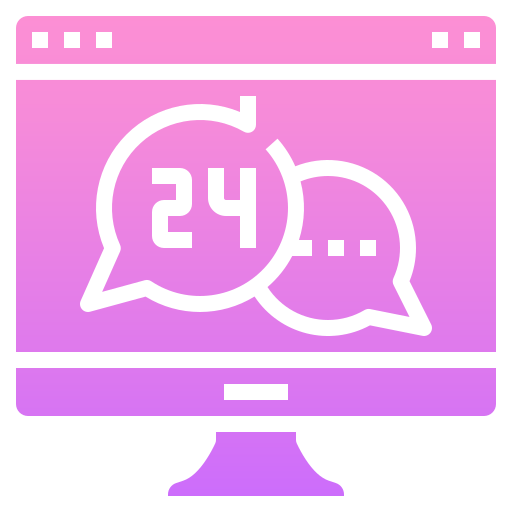burbuja de chat Linector Gradient icono