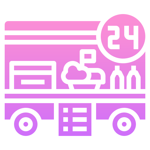 Food truck Linector Gradient icon