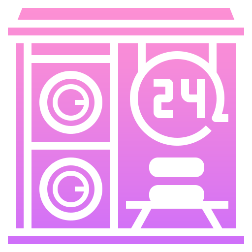 Laundry shop Linector Gradient icon