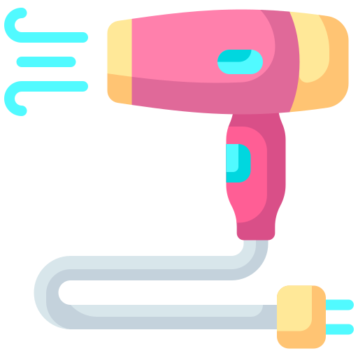 Hair dryer Generic color fill icon