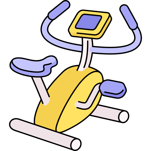 Stationary bike Generic color outline icon