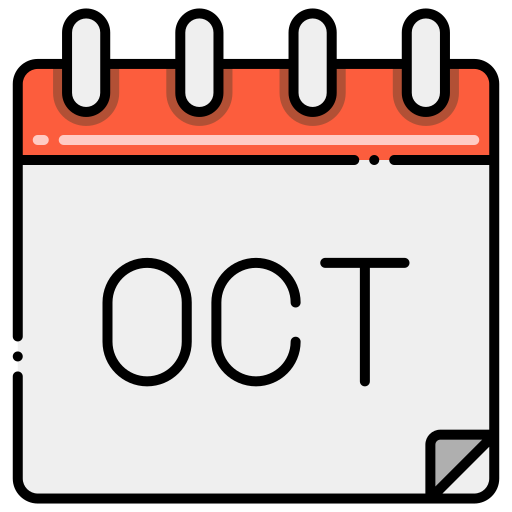 10月 Flaticons Lineal Color icon