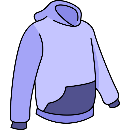 스웨트 셔츠 Generic color outline icon