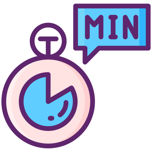 minute Flaticons Lineal Color Icône