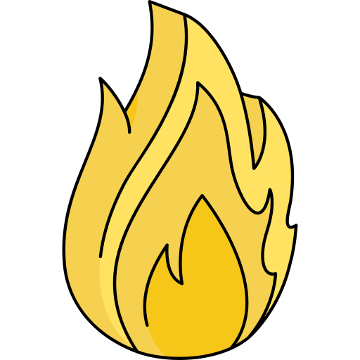 bruciare Generic color outline icona