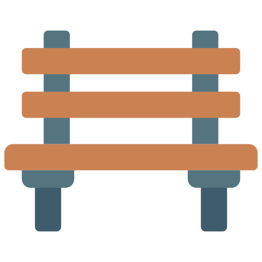 Bench Basic Miscellany Flat icon