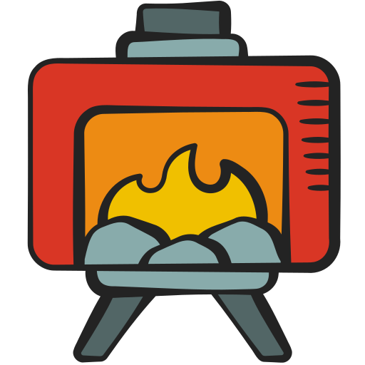 fuoco Generic color hand-drawn icona