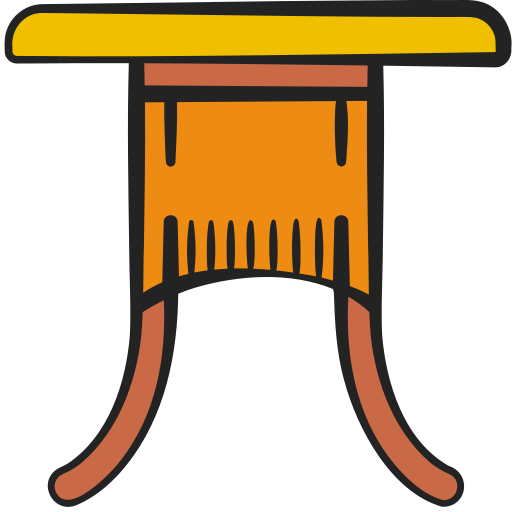 Table Generic color hand-drawn icon