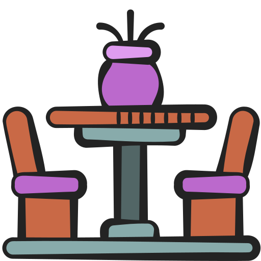 tafel Generic color hand-drawn icoon