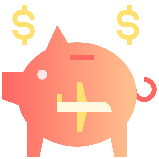 Piggy bank Fatima Flat icon