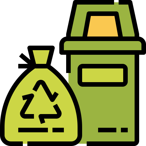 Trash bin Linector Lineal Color icon