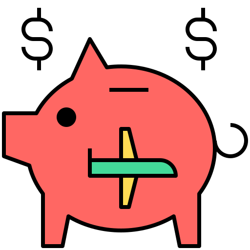 Piggy bank Generic Alternative Color icon