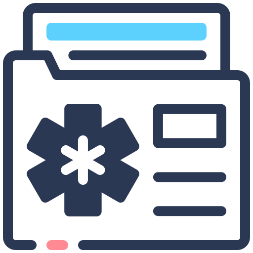 Medical record Generic color lineal-color icon