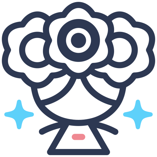 bukiet kwiatów Generic color lineal-color ikona