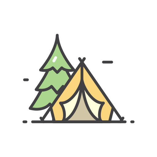 Camping Generic color outline icon