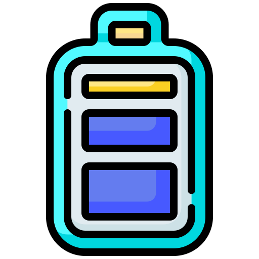 estado de la batería Generic color outline icono