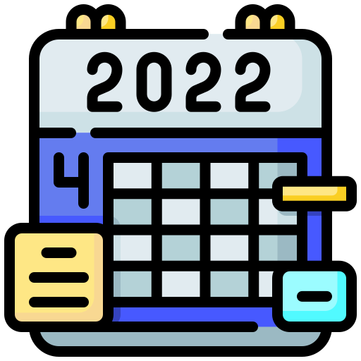 calendario Generic color outline icono