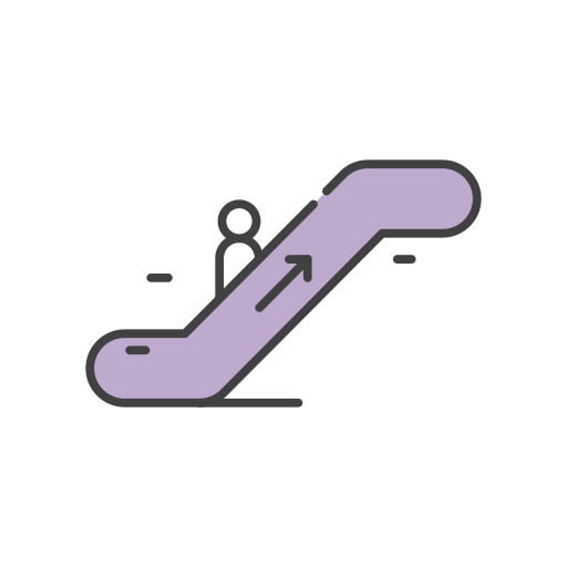 mechanische treppe Generic color outline icon