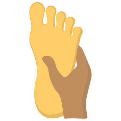 Foot massage Generic color fill icon