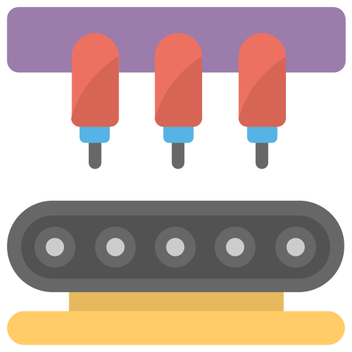 Production line Generic color fill icon