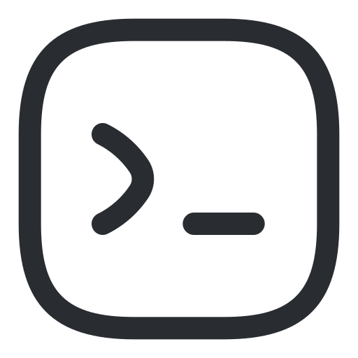 code Generic black outline icon