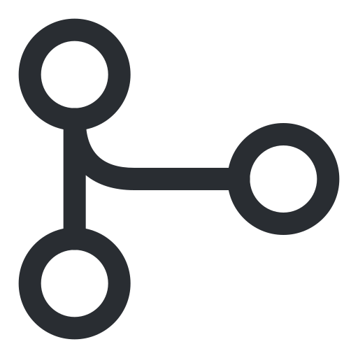hierarchia Generic black outline ikona