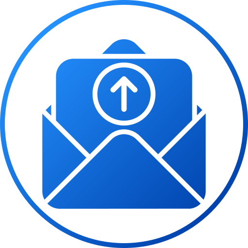 メールを送信する Generic gradient fill icon