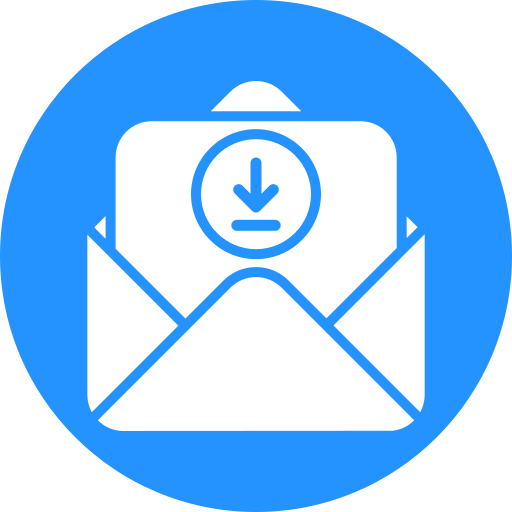 Receive mail Generic color fill icon