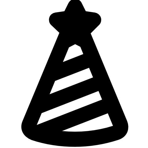 파티 용 모자 Generic Basic Outline icon