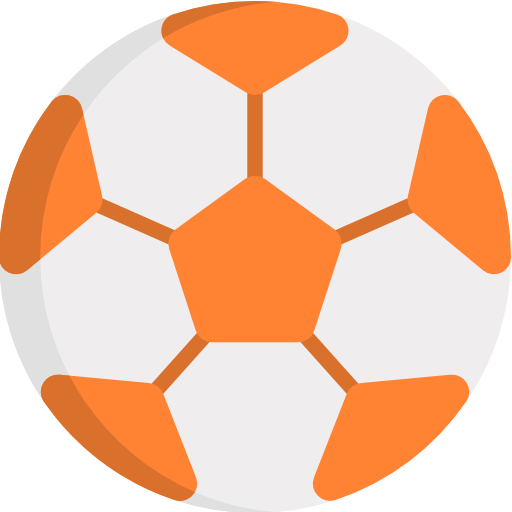 Футбольный мяч Kawaii Flat иконка