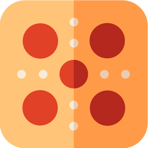 pizza Basic Rounded Flat icono