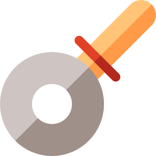 Pizza cutter Basic Rounded Flat icon