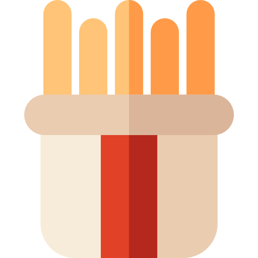 French fries Basic Rounded Flat icon