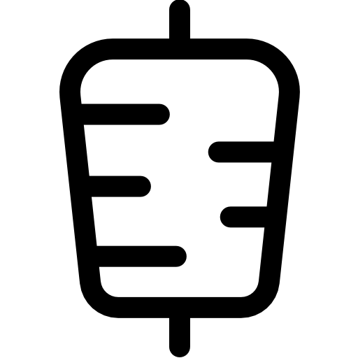 ケバブ Basic Rounded Lineal icon