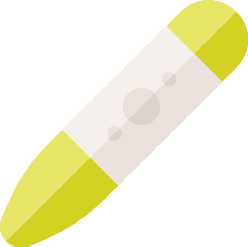 crayon Basic Rounded Flat Icône