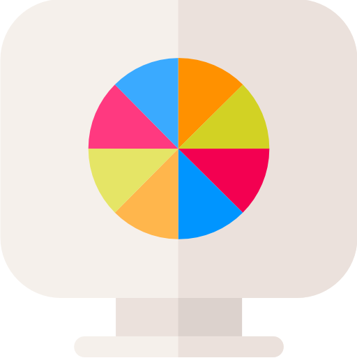 couleurs Basic Rounded Flat Icône