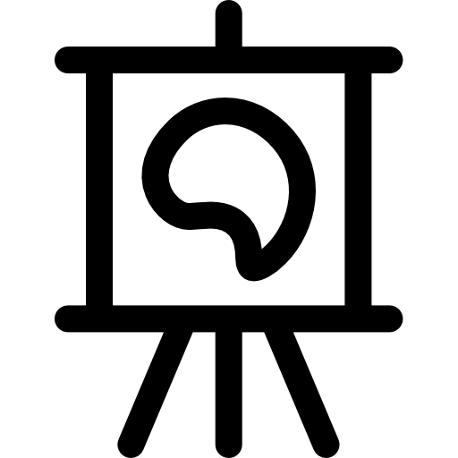 キャンバス Basic Rounded Lineal icon