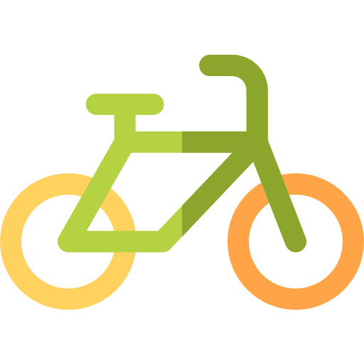 Bicycle Basic Rounded Flat icon