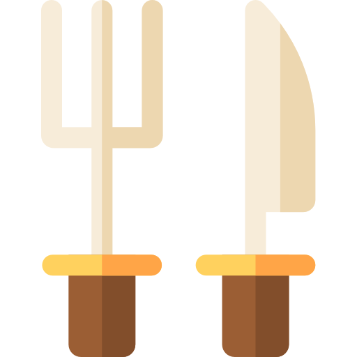 cuchillería Basic Rounded Flat icono