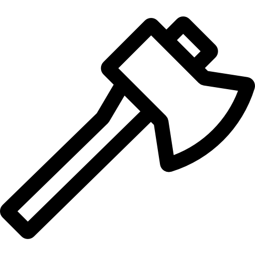 ascia Basic Rounded Lineal icona